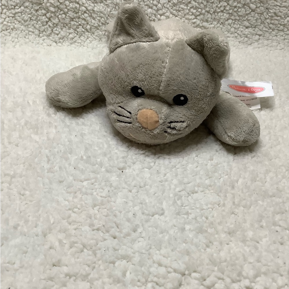 Melissa & Doug Grey Cat Plush Stuffed Animal